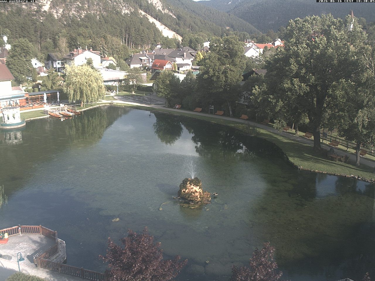 Archiv Foto Webcam Puchberg am Schneeberg - Kurpark