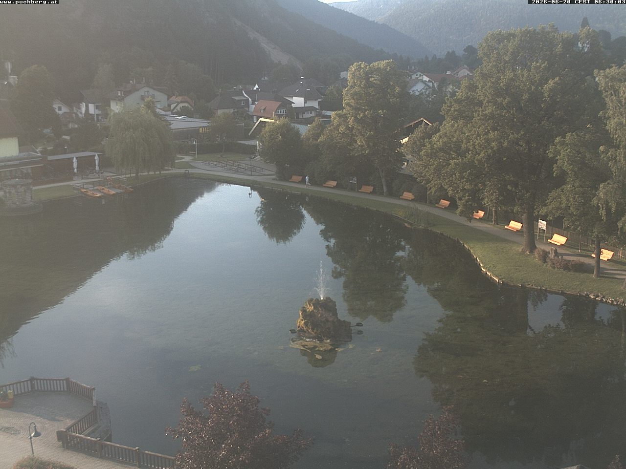 Archiv Foto Webcam Puchberg am Schneeberg - Kurpark