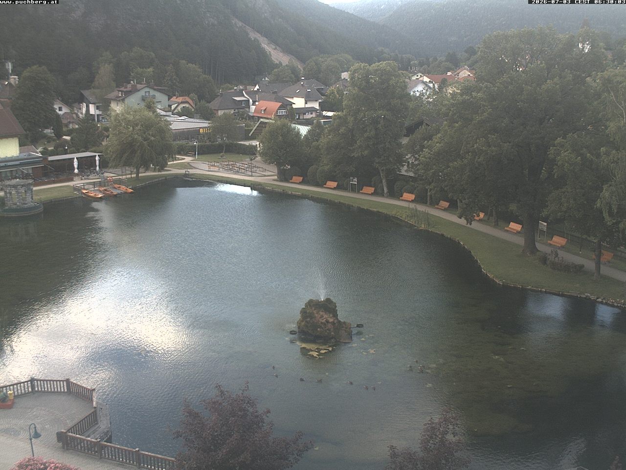 Archiv Foto Webcam Puchberg am Schneeberg - Kurpark