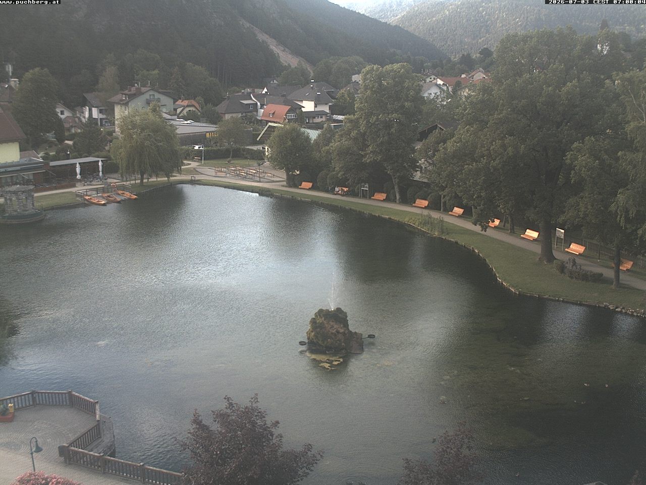 Archiv Foto Webcam Puchberg am Schneeberg - Kurpark