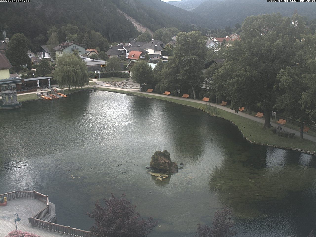 Archiv Foto Webcam Puchberg am Schneeberg - Kurpark