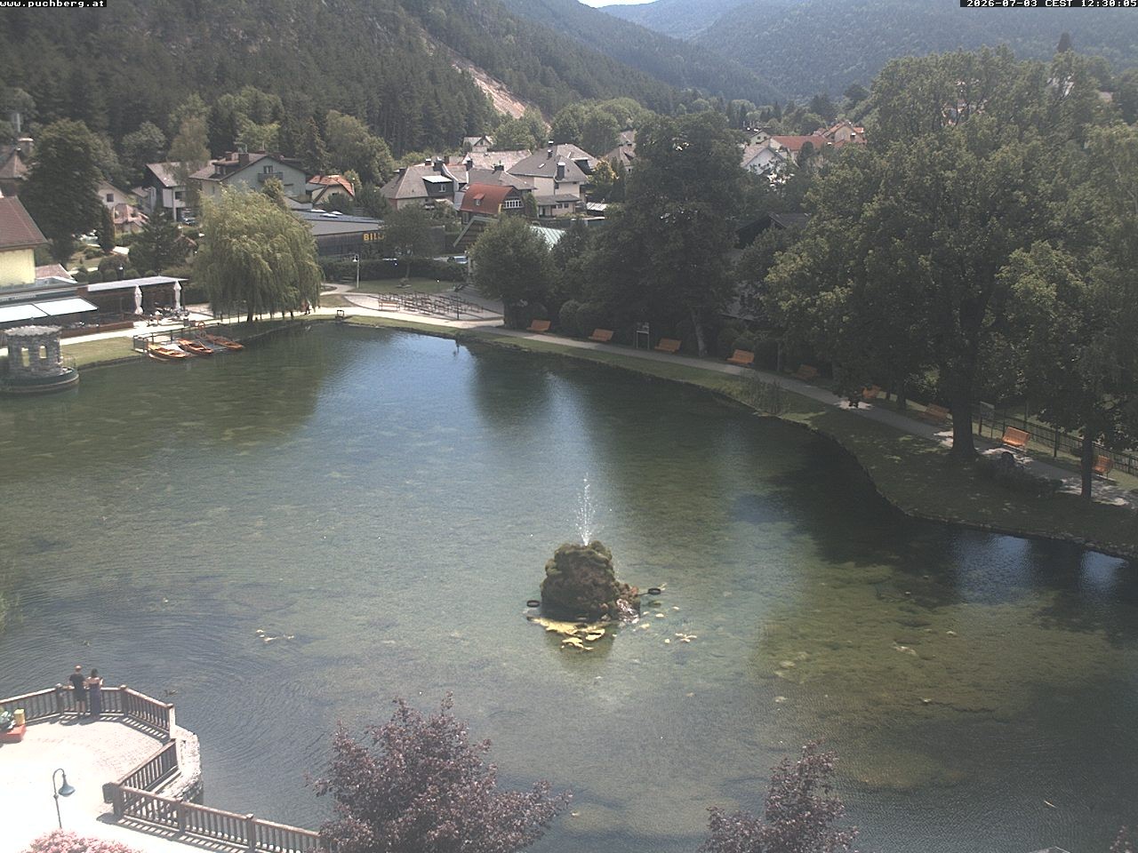Archiv Foto Webcam Puchberg am Schneeberg - Kurpark