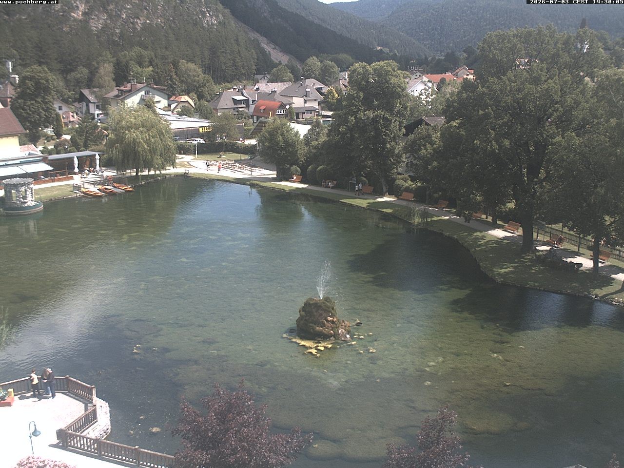 Archiv Foto Webcam Puchberg am Schneeberg - Kurpark