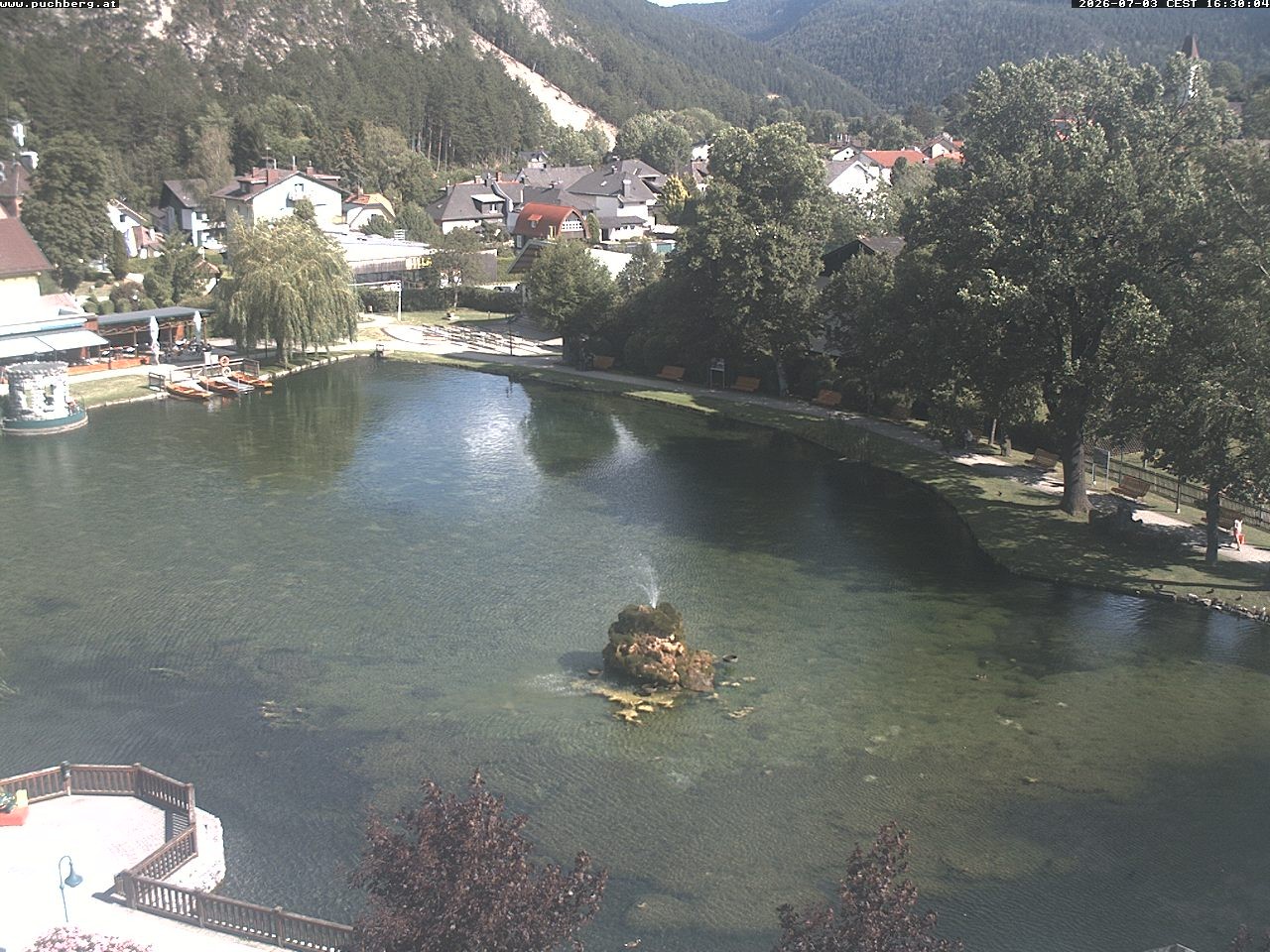 Archiv Foto Webcam Puchberg am Schneeberg - Kurpark