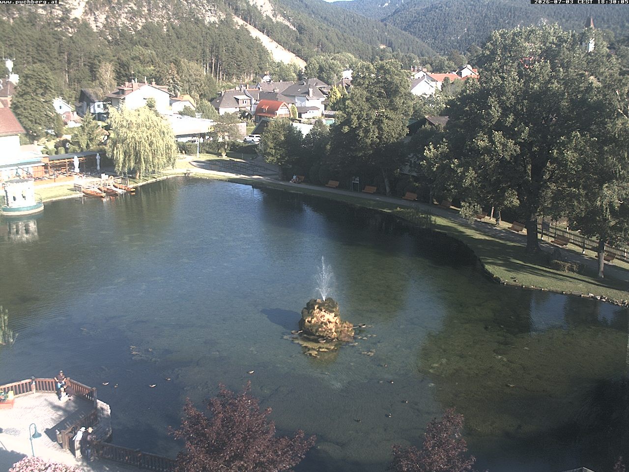 Archiv Foto Webcam Puchberg am Schneeberg - Kurpark