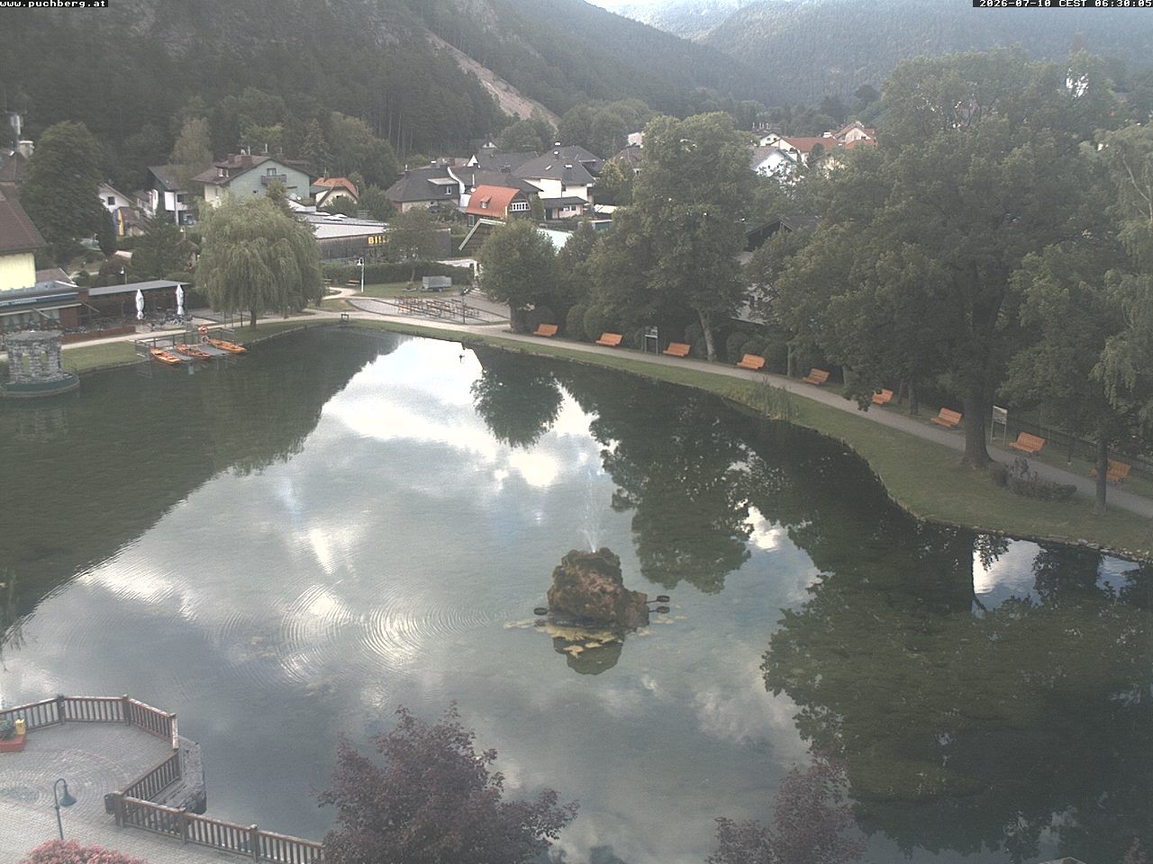 Archiv Foto Webcam Puchberg am Schneeberg - Kurpark