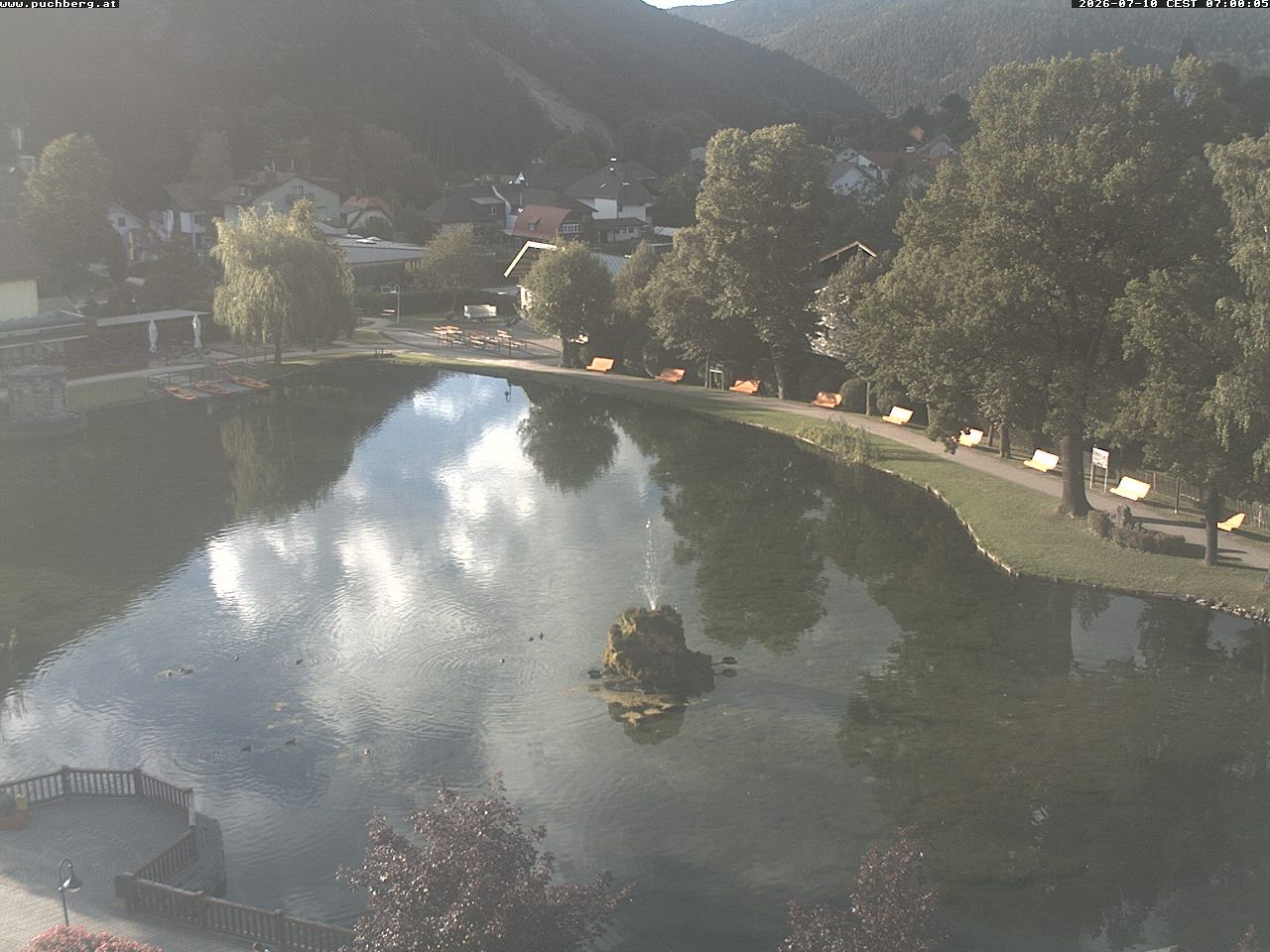 Archiv Foto Webcam Puchberg am Schneeberg - Kurpark