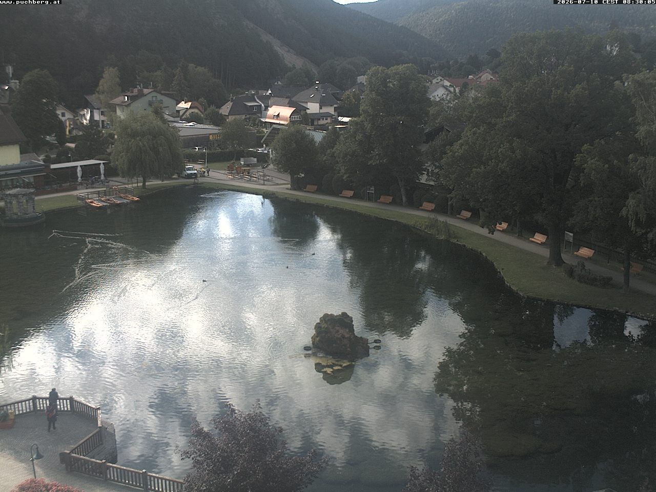 Archiv Foto Webcam Puchberg am Schneeberg - Kurpark
