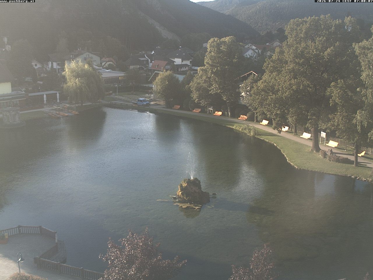 Archiv Foto Webcam Puchberg am Schneeberg - Kurpark