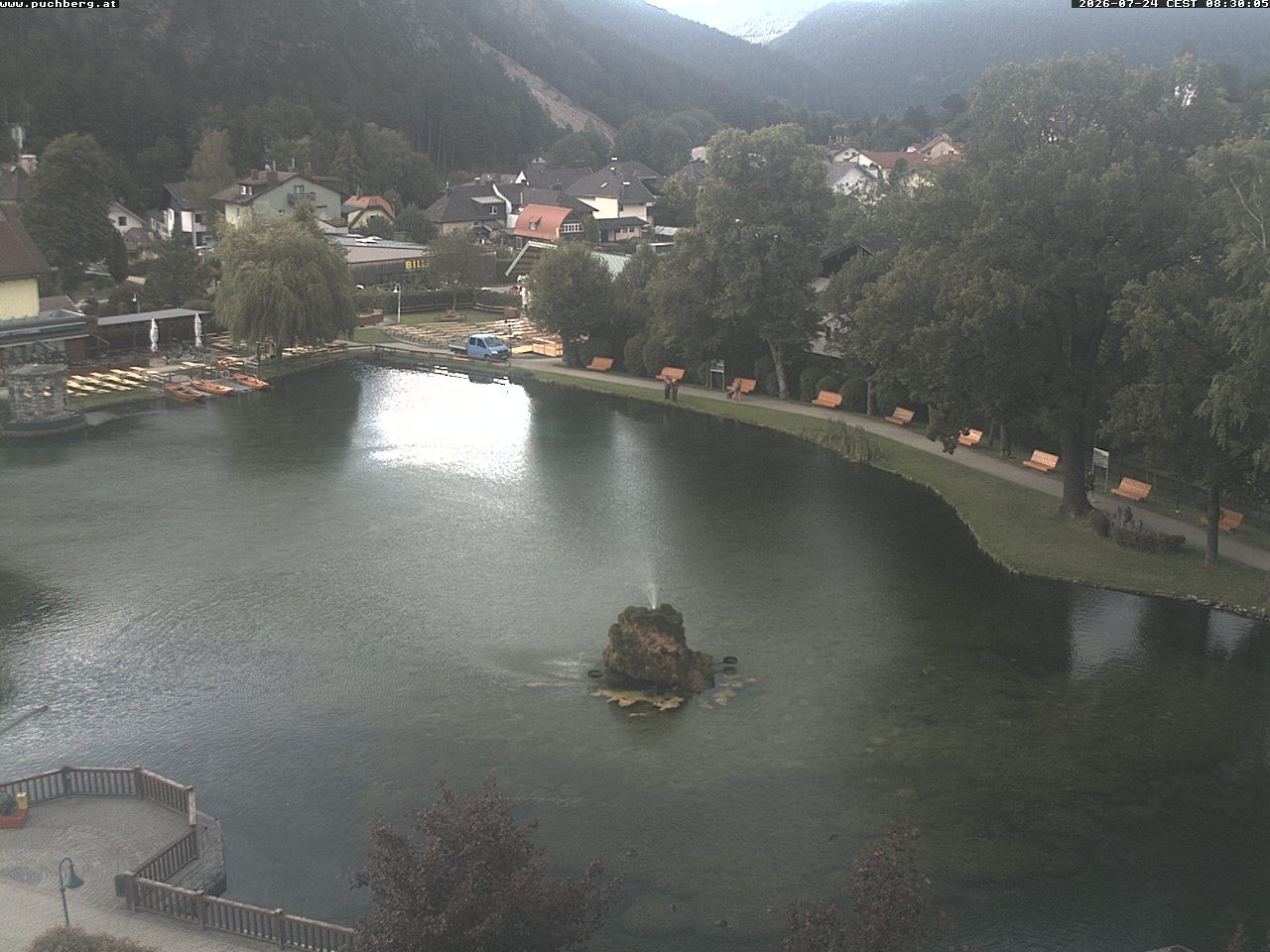 Archiv Foto Webcam Puchberg am Schneeberg - Kurpark