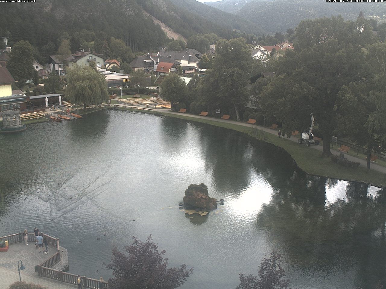 Archiv Foto Webcam Puchberg am Schneeberg - Kurpark