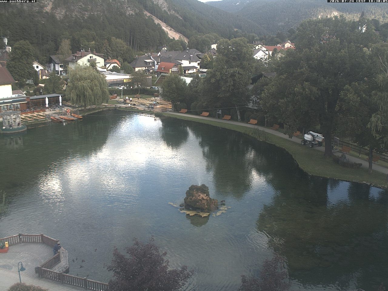 Archiv Foto Webcam Puchberg am Schneeberg - Kurpark