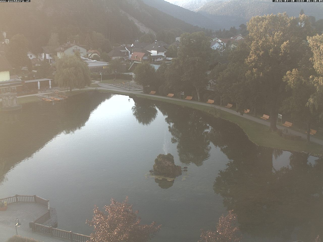 Archiv Foto Webcam Puchberg am Schneeberg - Kurpark