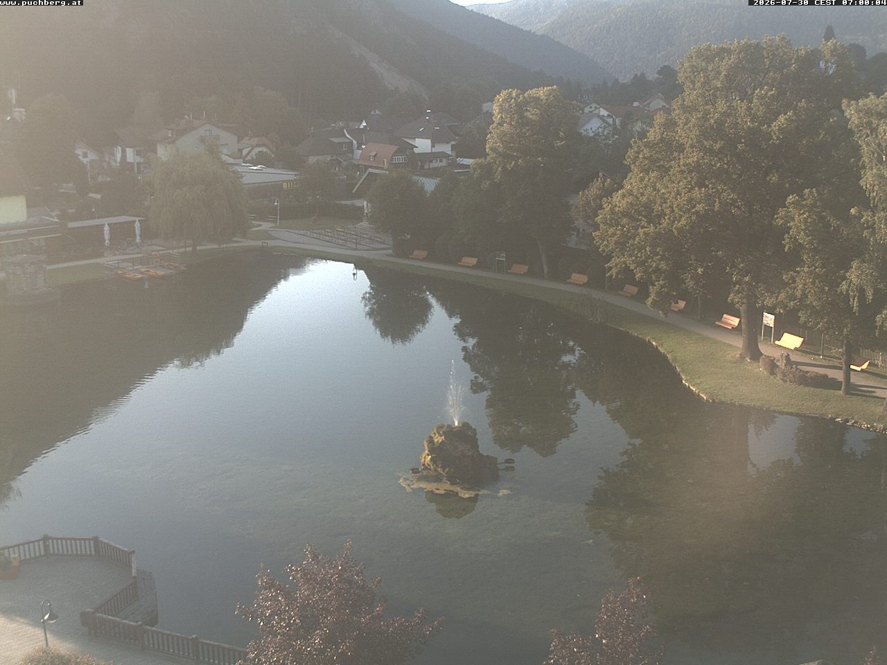 Archiv Foto Webcam Puchberg am Schneeberg - Kurpark