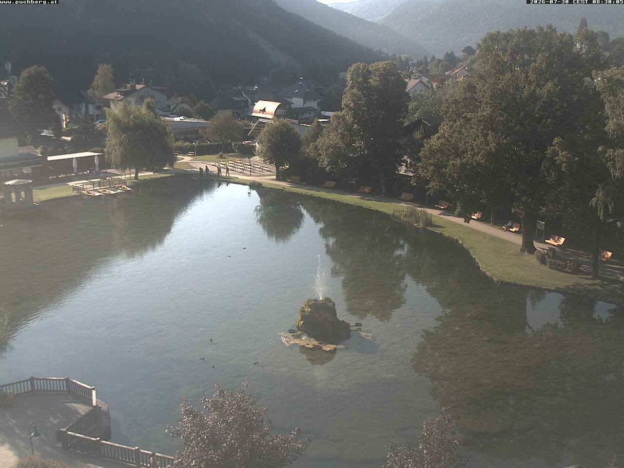 Archiv Foto Webcam Puchberg am Schneeberg - Kurpark