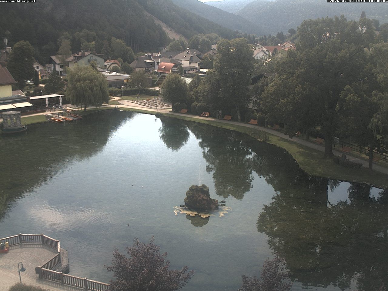 Archiv Foto Webcam Puchberg am Schneeberg - Kurpark