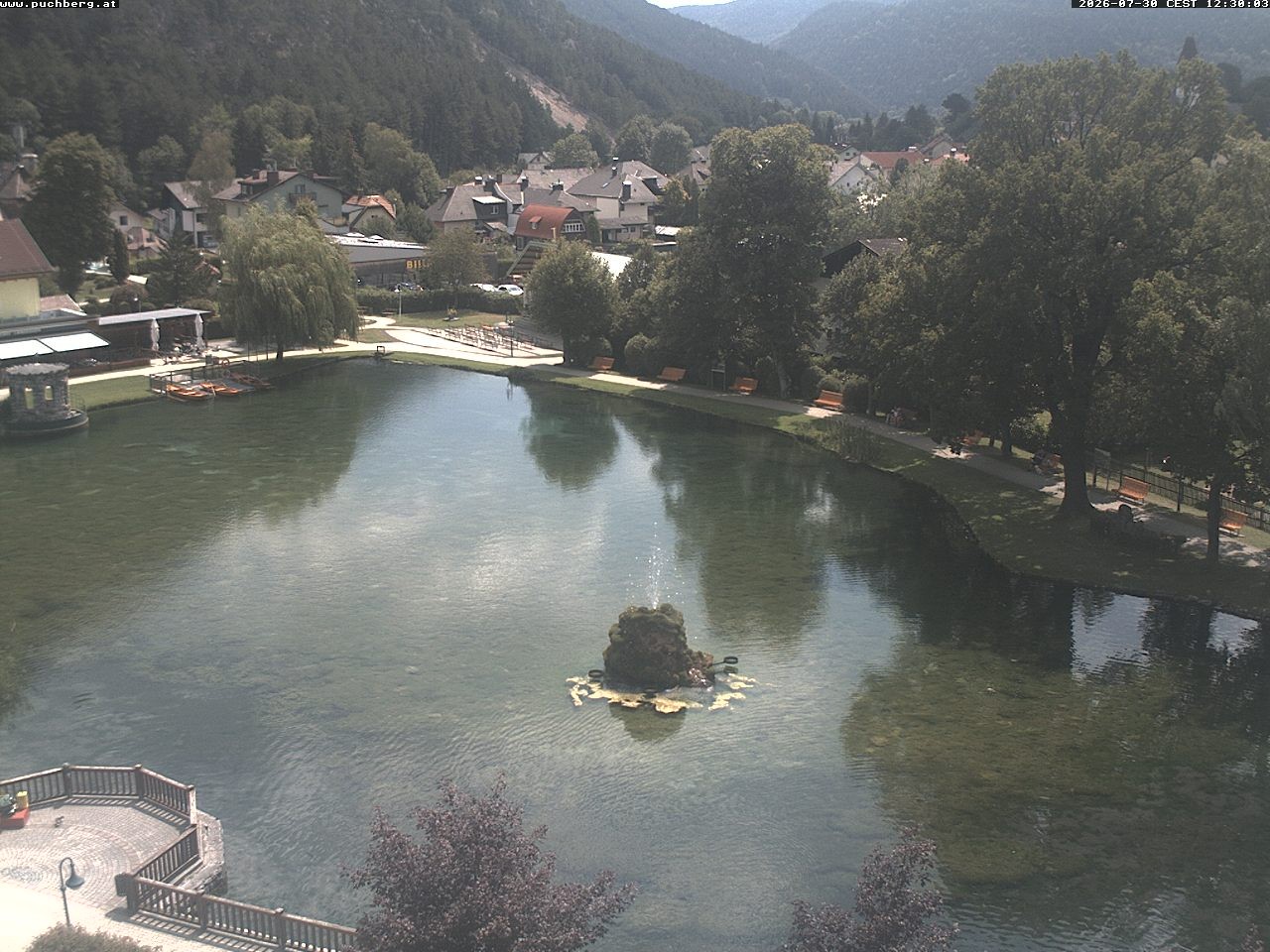 Archiv Foto Webcam Puchberg am Schneeberg - Kurpark