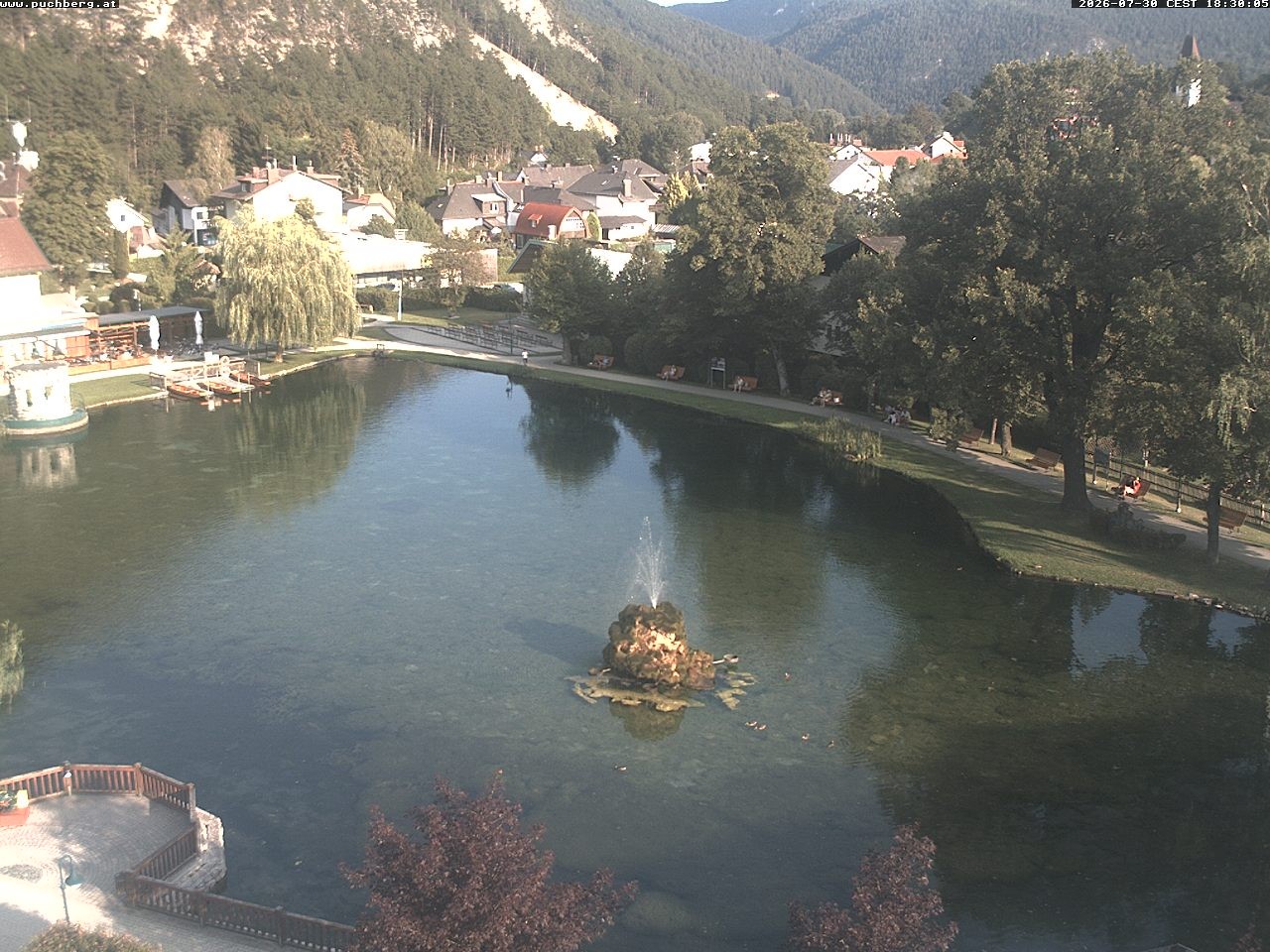 Archiv Foto Webcam Puchberg am Schneeberg - Kurpark