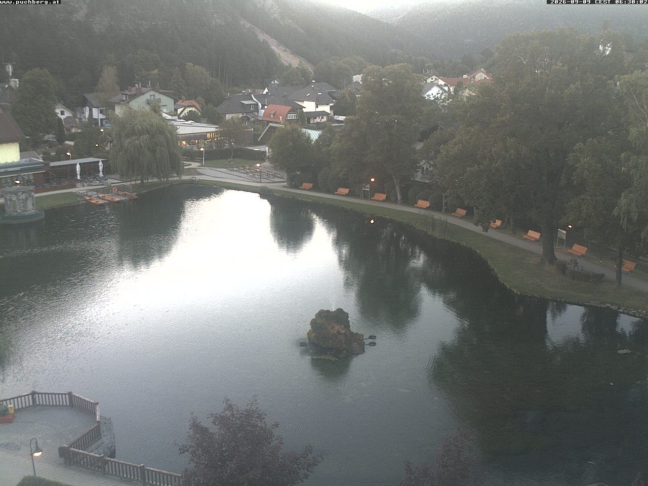 Archiv Foto Webcam Puchberg am Schneeberg - Kurpark