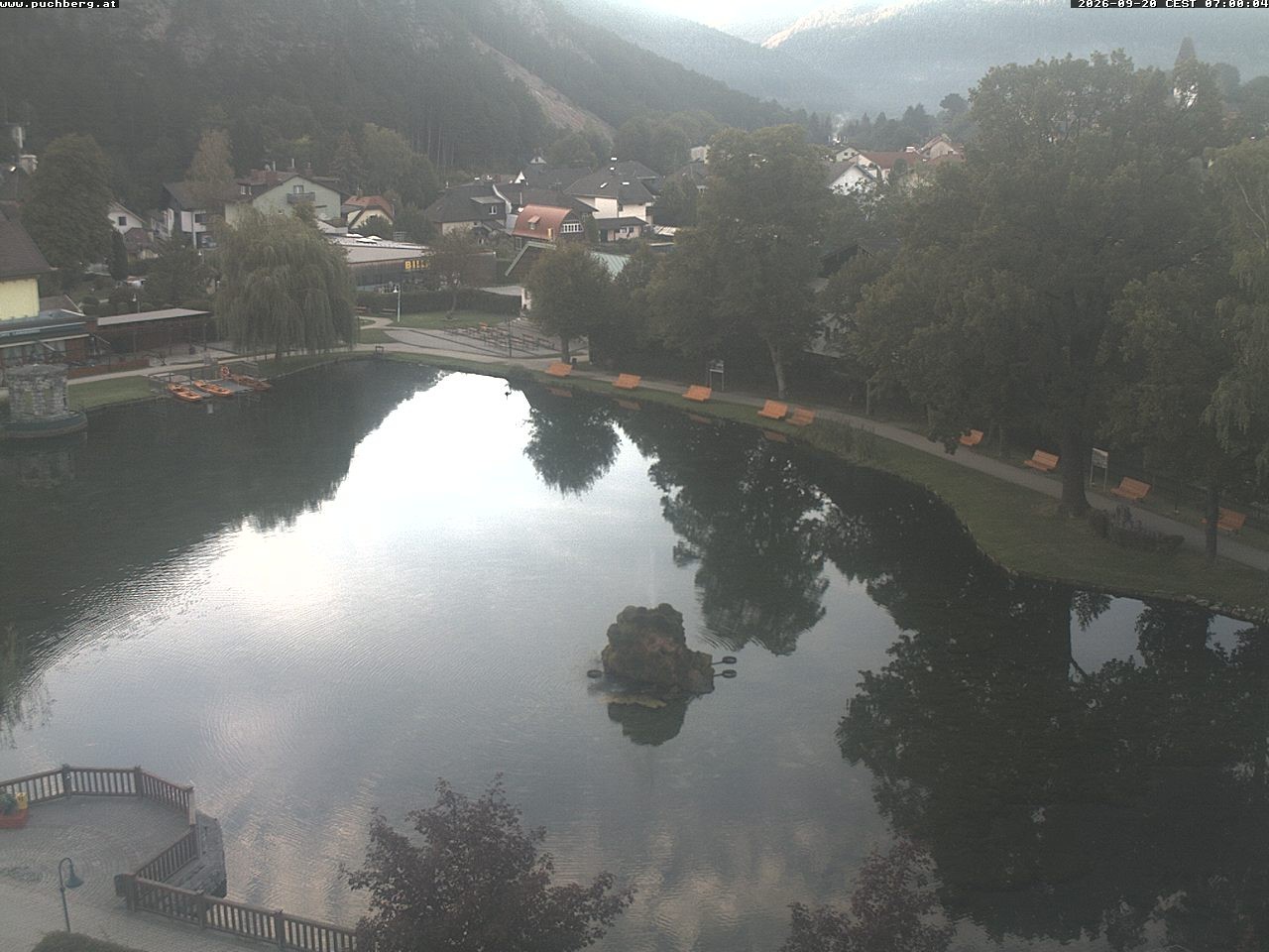 Archiv Foto Webcam Puchberg am Schneeberg - Kurpark