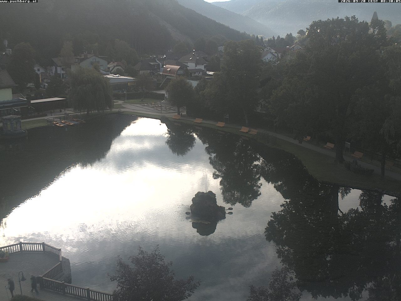 Archiv Foto Webcam Puchberg am Schneeberg - Kurpark
