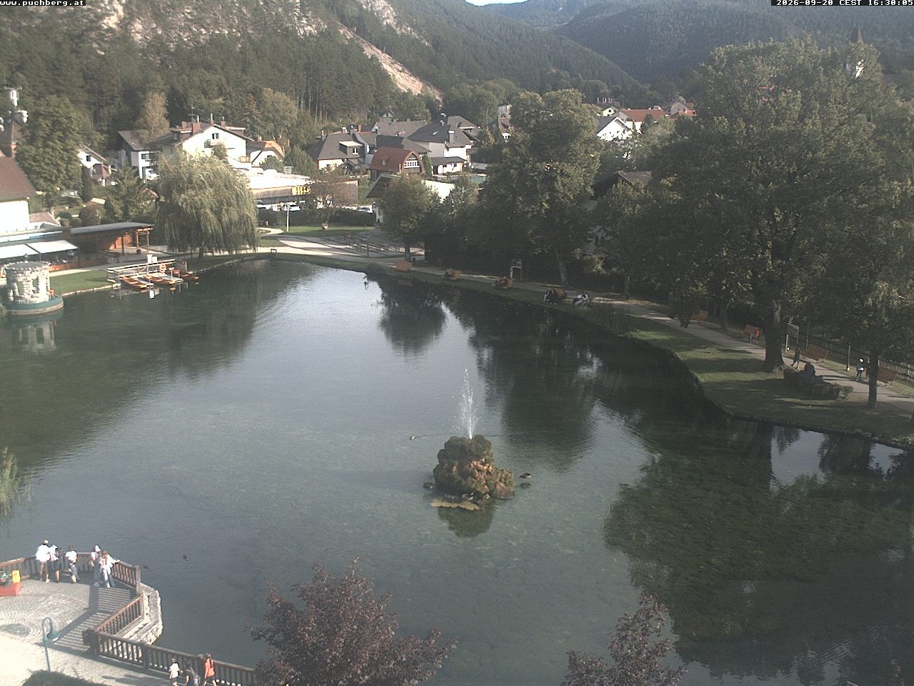 Archiv Foto Webcam Puchberg am Schneeberg - Kurpark