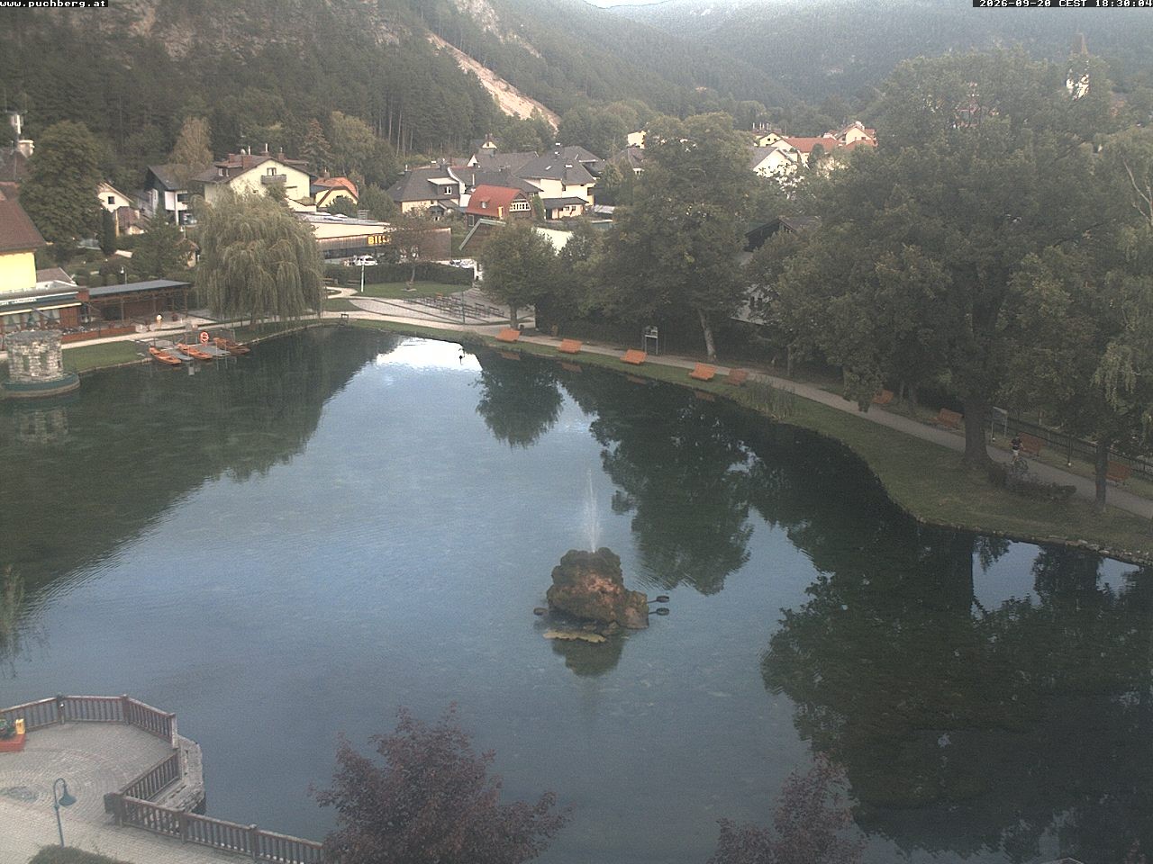 Archiv Foto Webcam Puchberg am Schneeberg - Kurpark