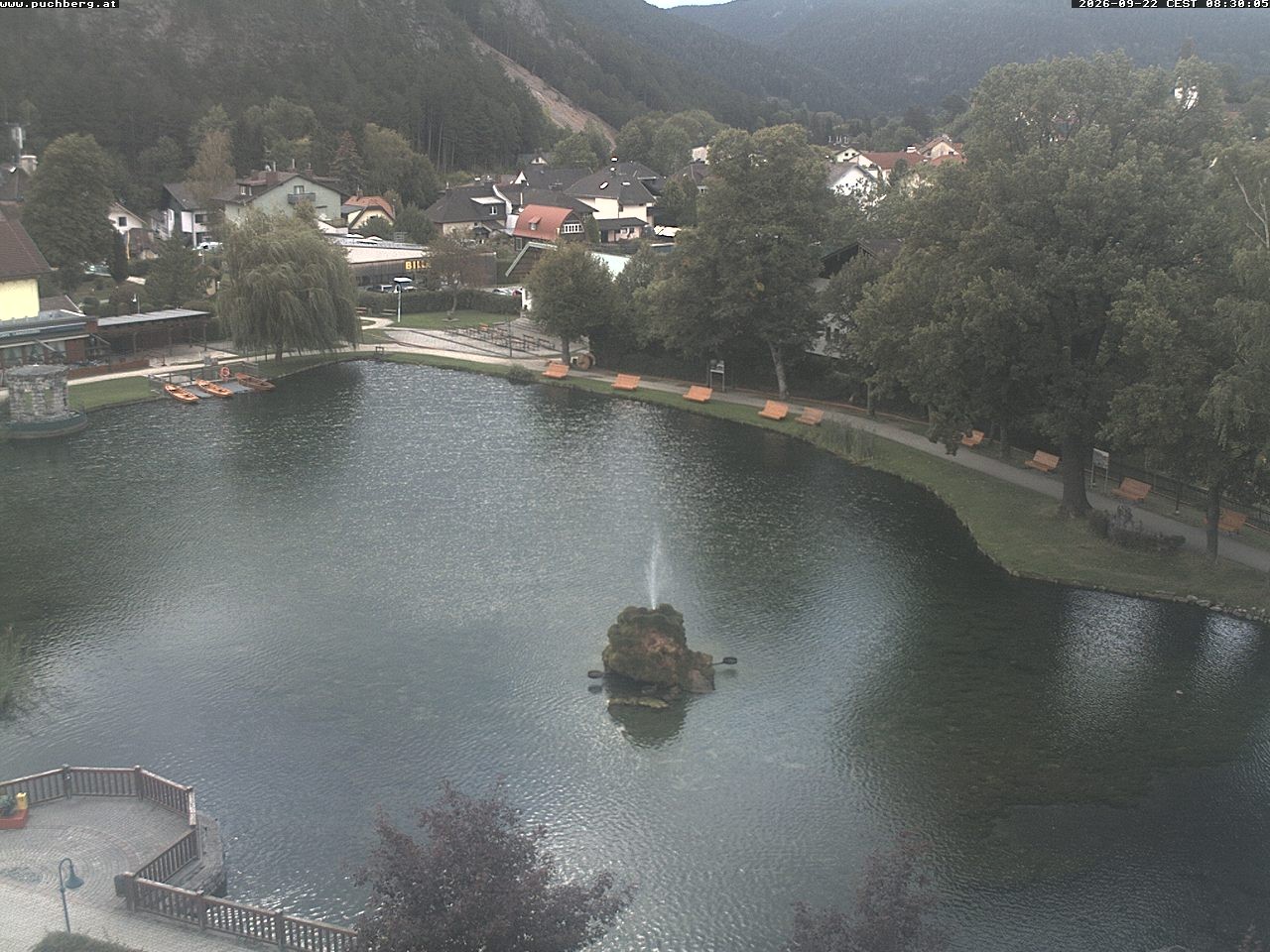 Archiv Foto Webcam Puchberg am Schneeberg - Kurpark