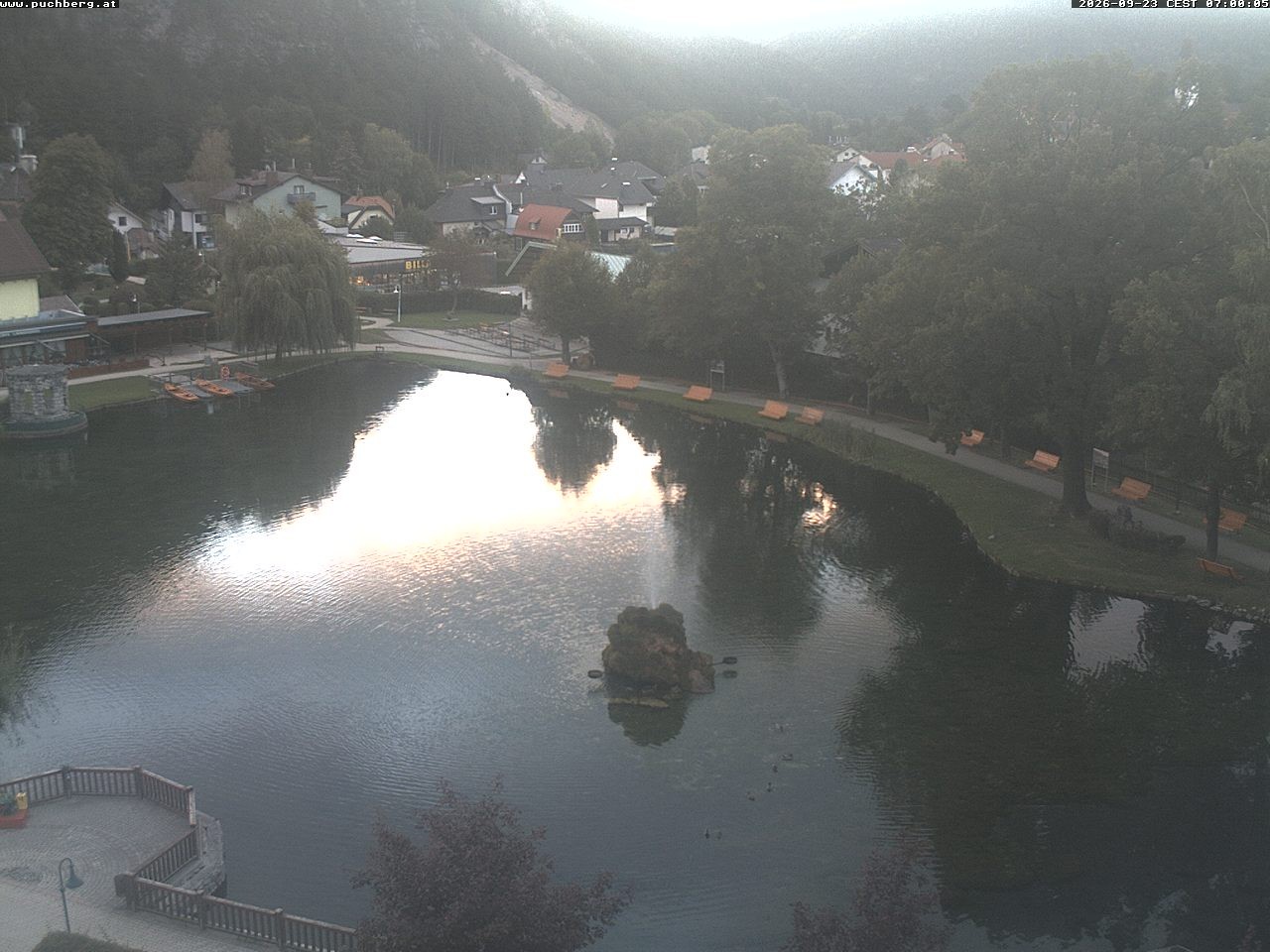 Archiv Foto Webcam Puchberg am Schneeberg - Kurpark
