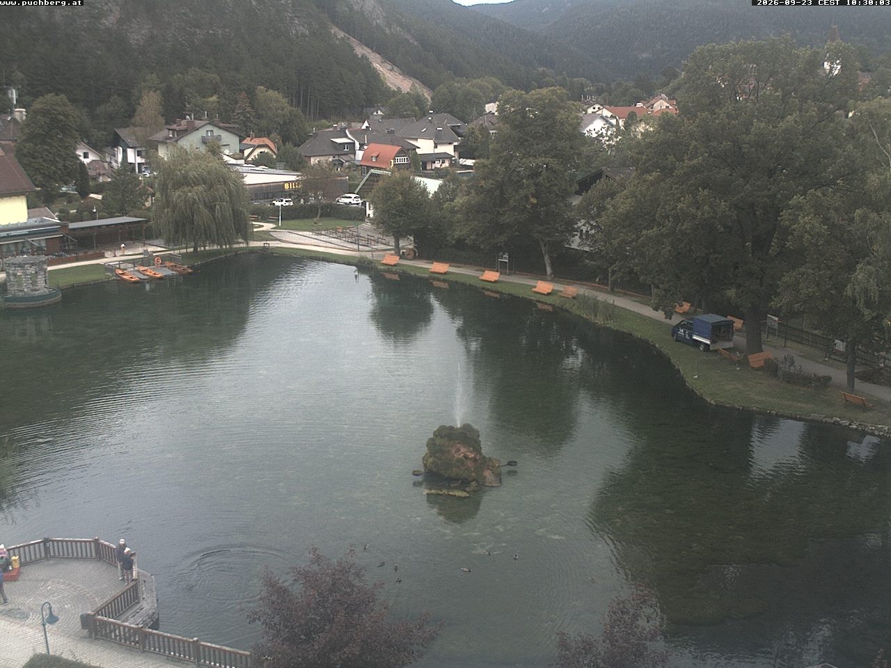 Archiv Foto Webcam Puchberg am Schneeberg - Kurpark