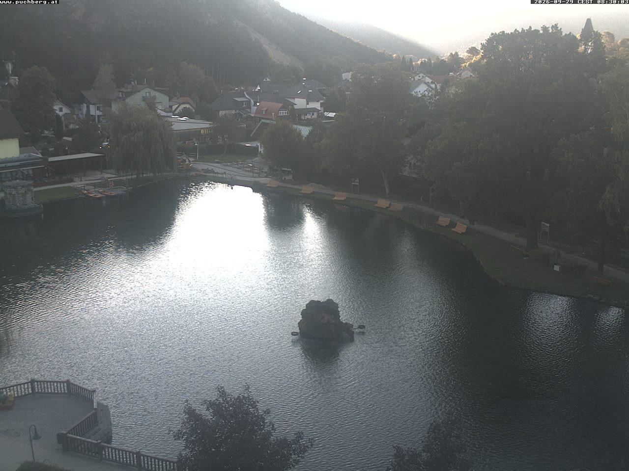 Archiv Foto Webcam Puchberg am Schneeberg - Kurpark