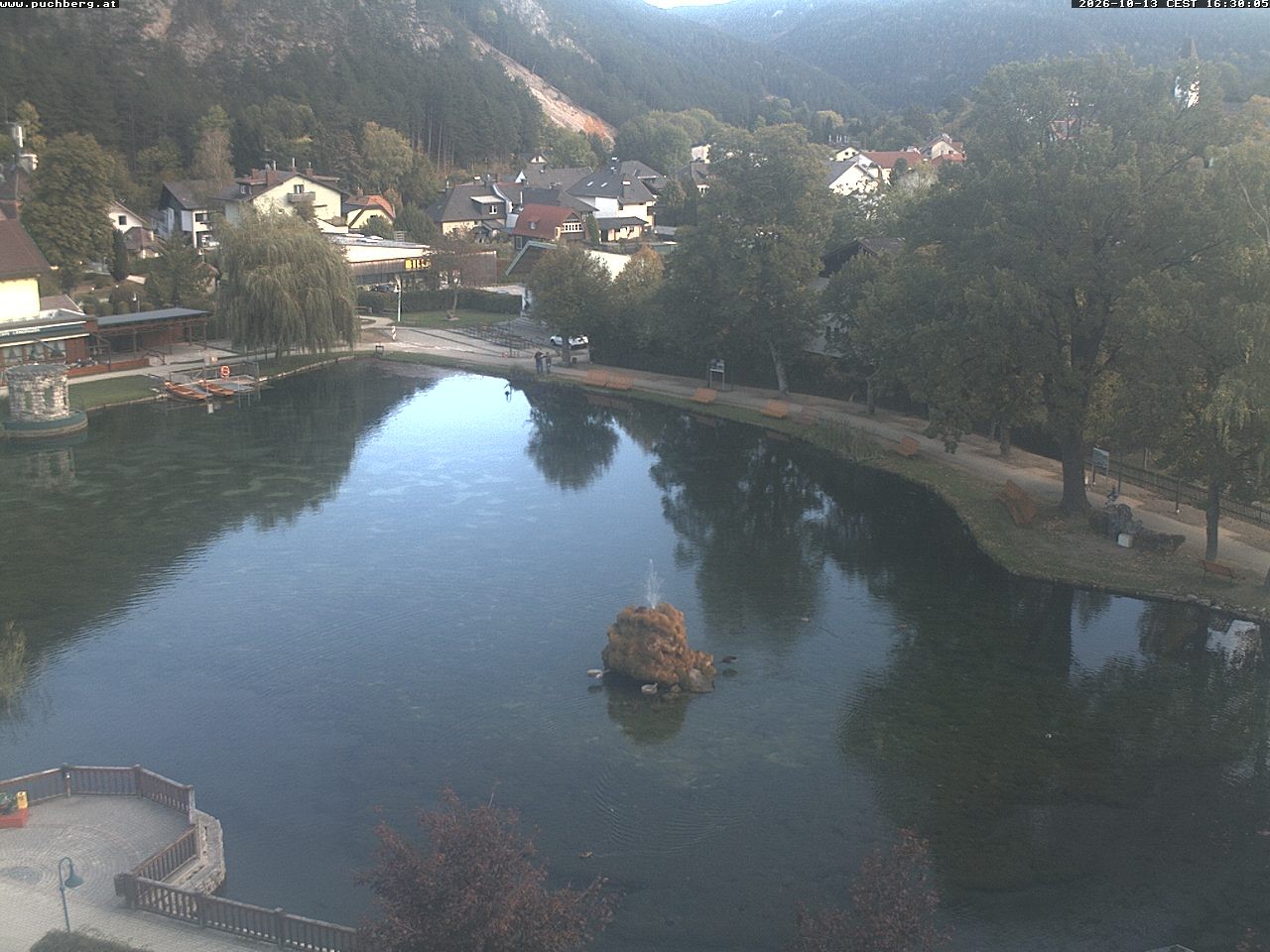 Archiv Foto Webcam Puchberg am Schneeberg - Kurpark