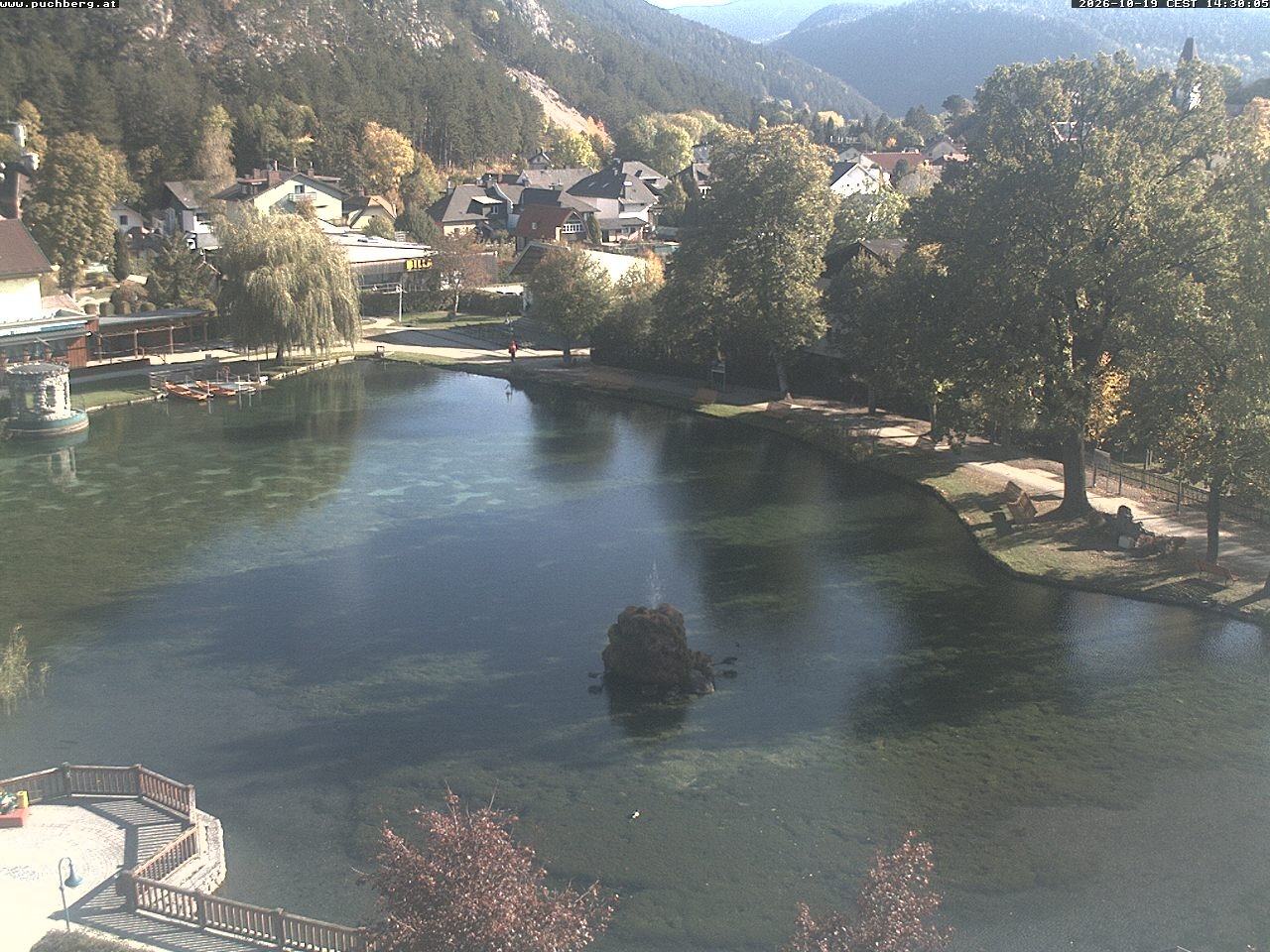 Archived image Webcam Puchberg am Schneeberg - Park