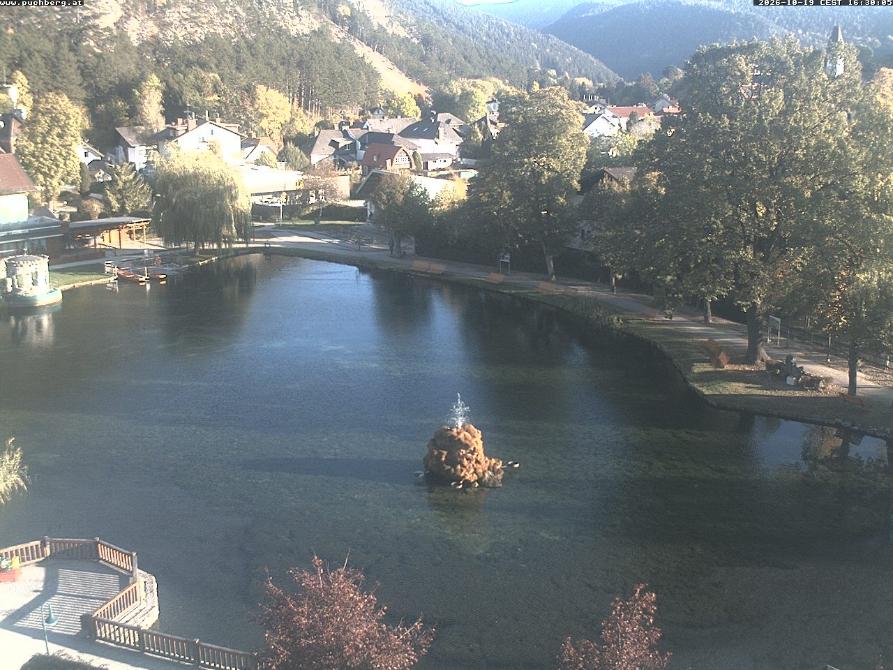 Archived image Webcam Puchberg am Schneeberg - Park