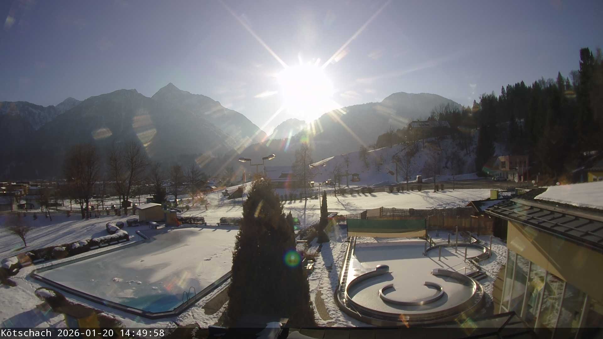 Archiv Foto Webcam Kötschach - Aquarena