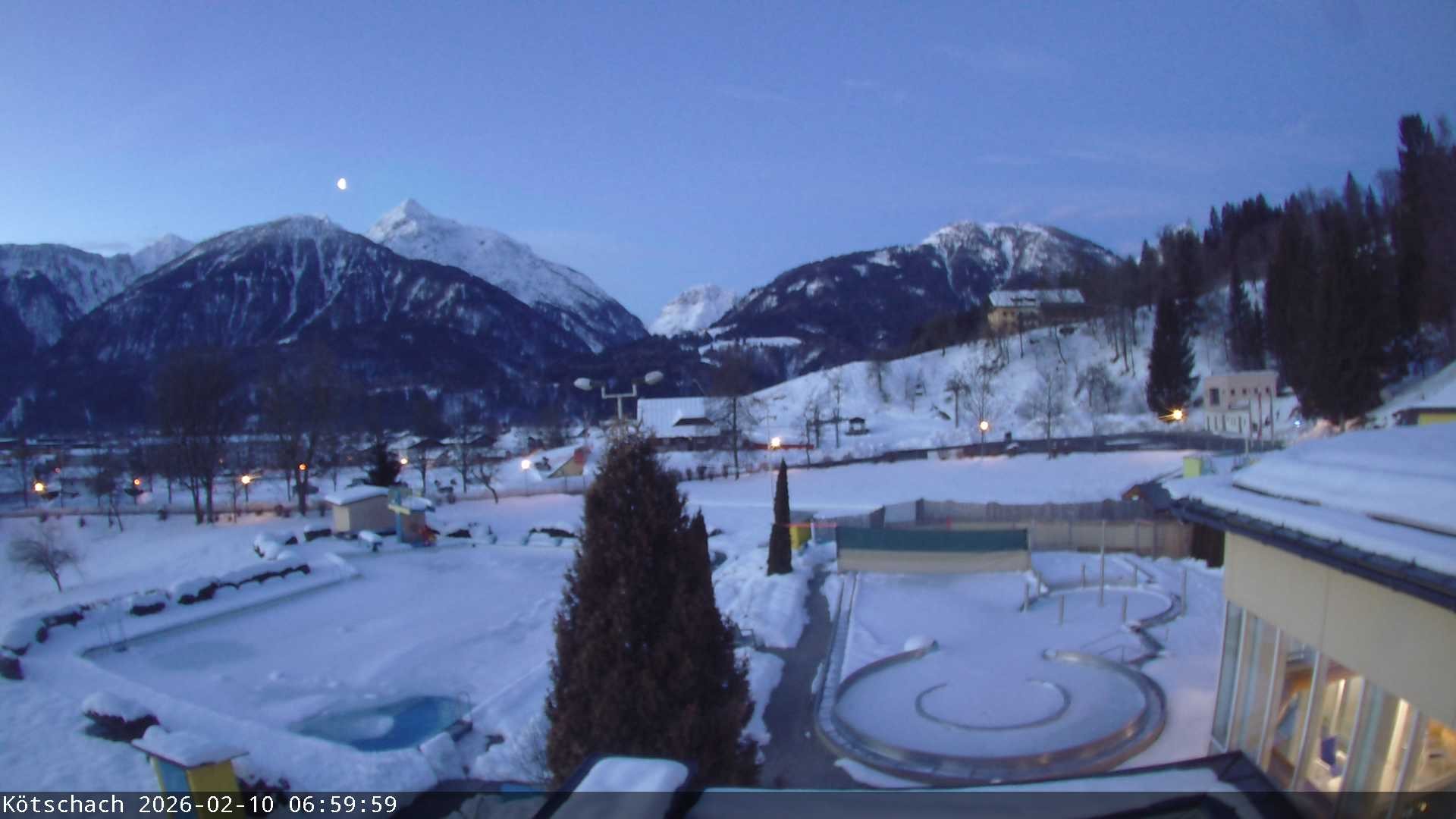 Archiv Foto Webcam Kötschach - Aquarena