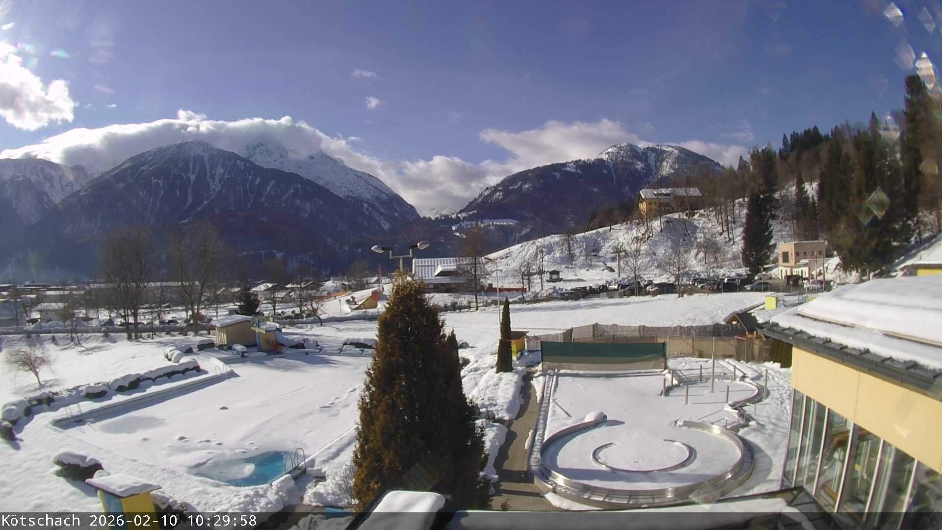 Archiv Foto Webcam Kötschach - Aquarena