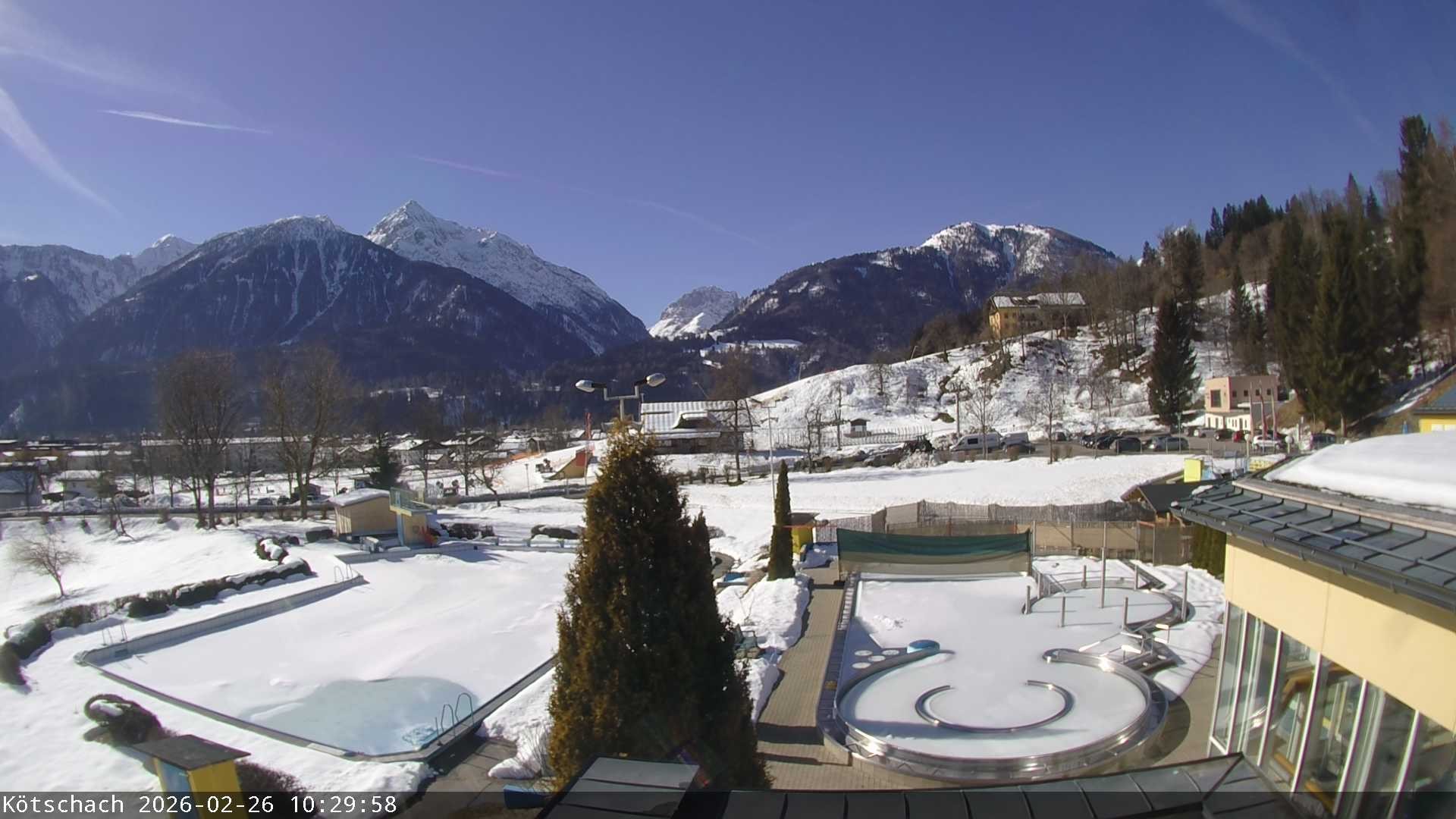 Archived image Webcam Kötschach - Aquarena