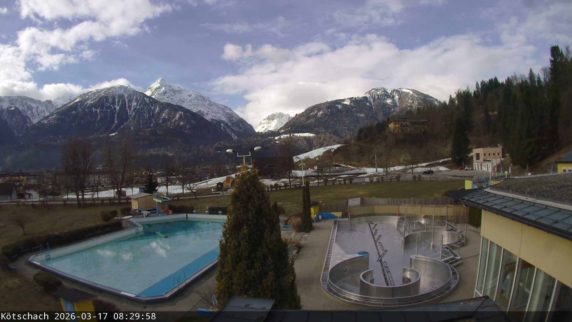 Archiv Foto Webcam Kötschach - Aquarena