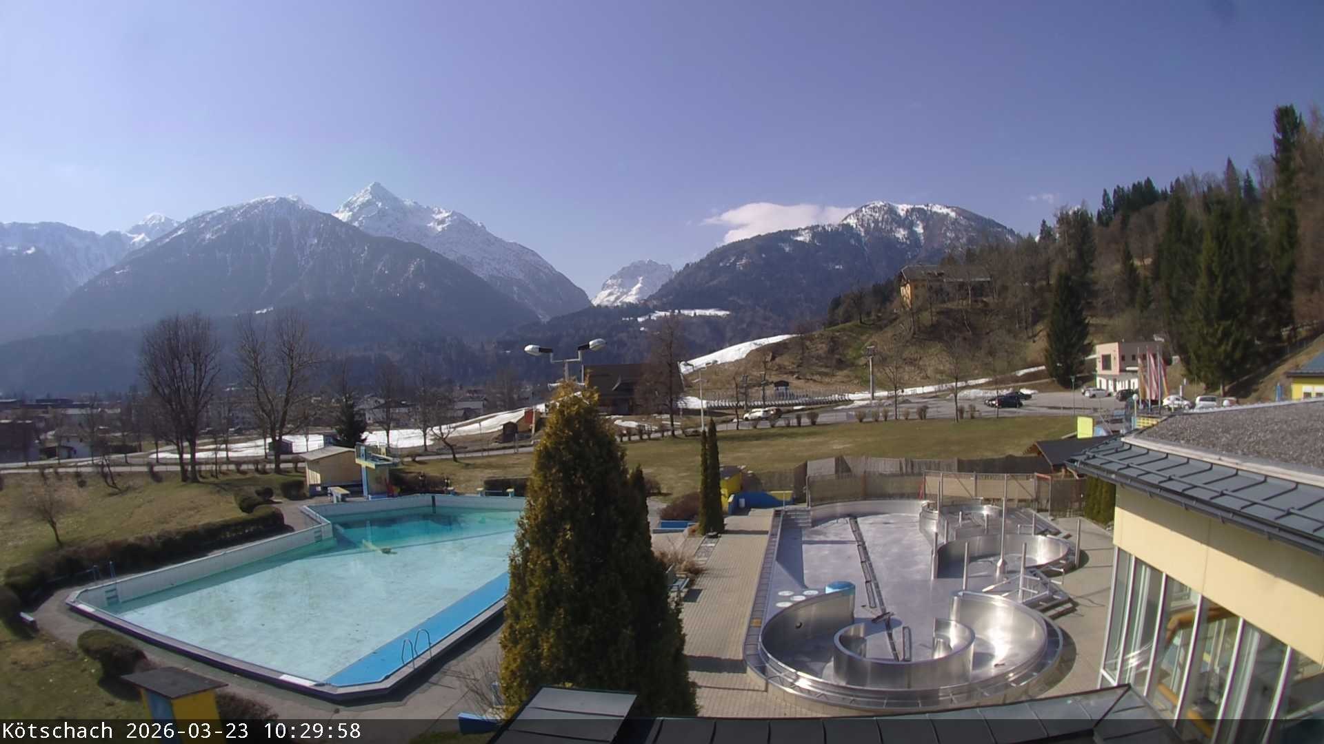 Archiv Foto Webcam Kötschach - Aquarena