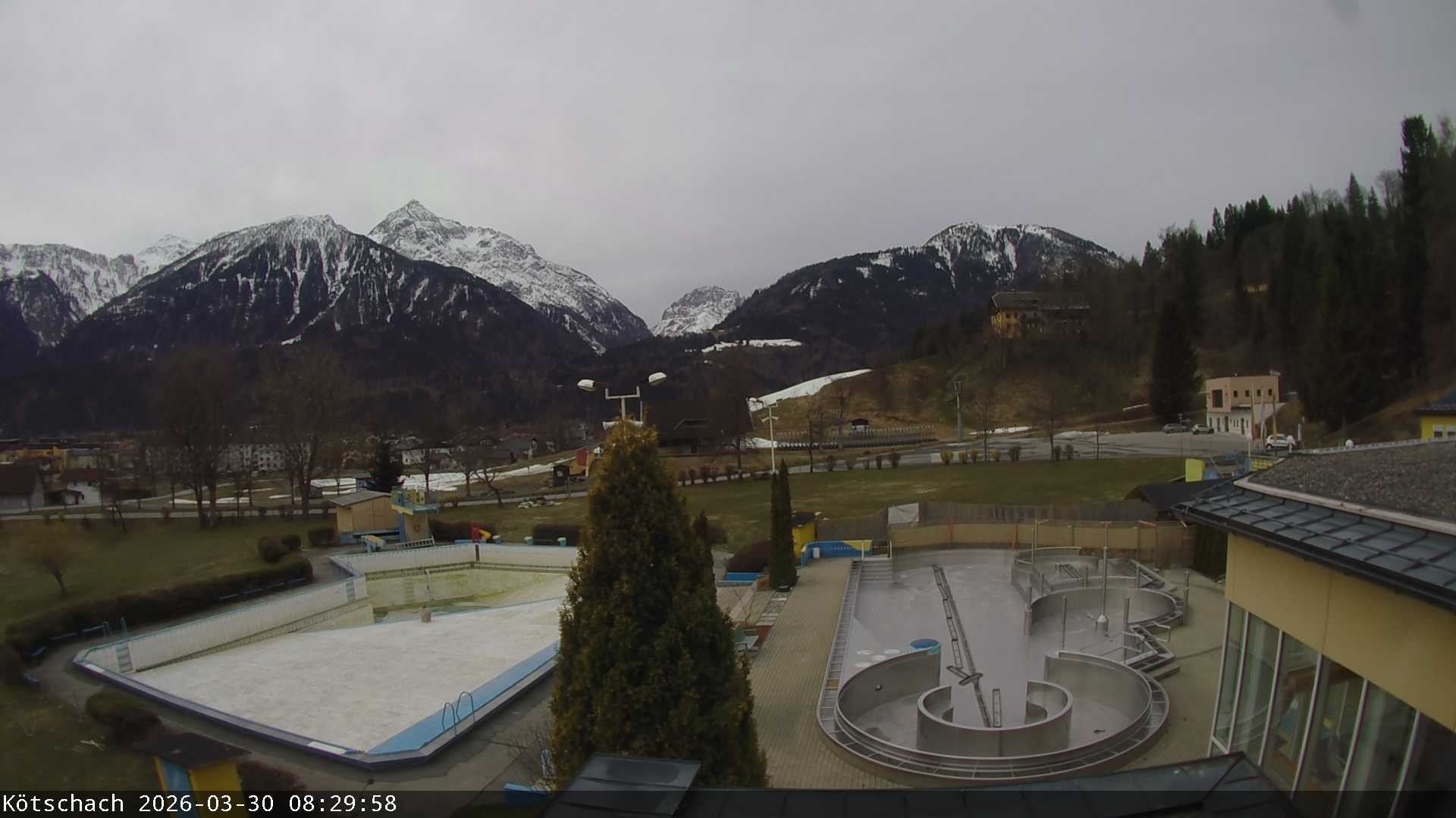 Archiv Foto Webcam Kötschach - Aquarena