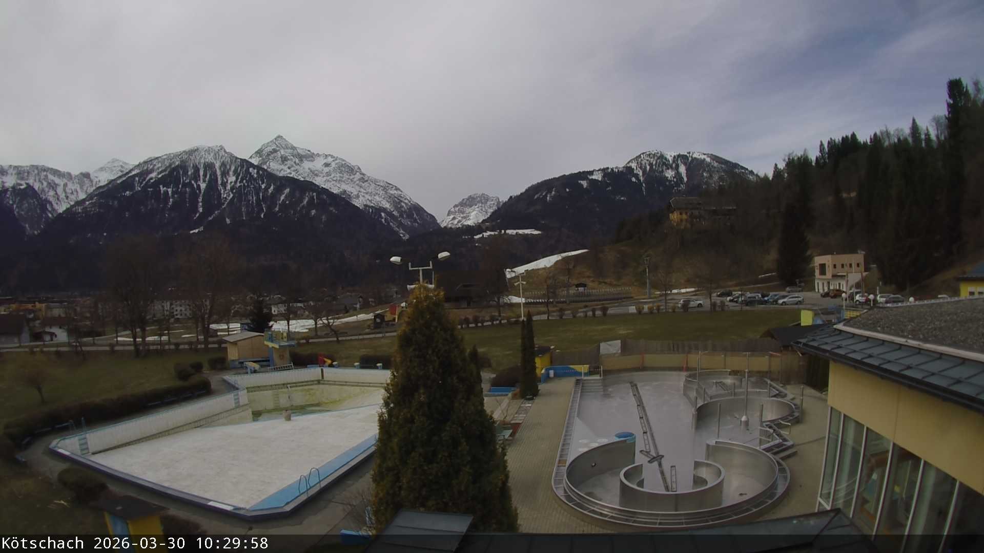 Archiv Foto Webcam Kötschach - Aquarena