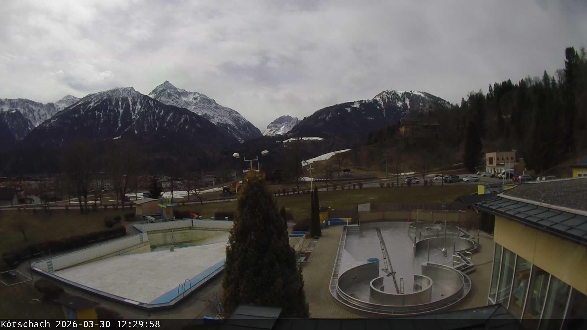 Archiv Foto Webcam Kötschach - Aquarena