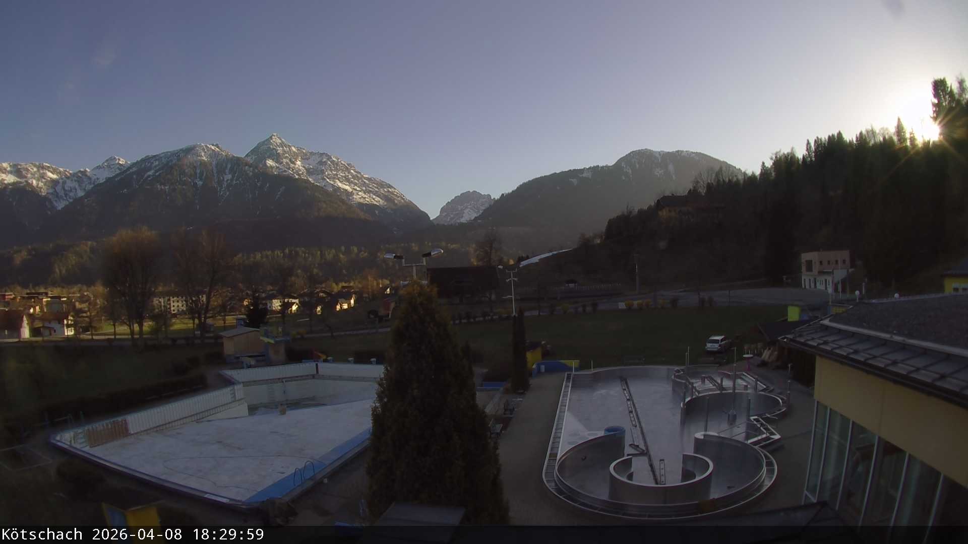 Archived image Webcam Kötschach - Aquarena