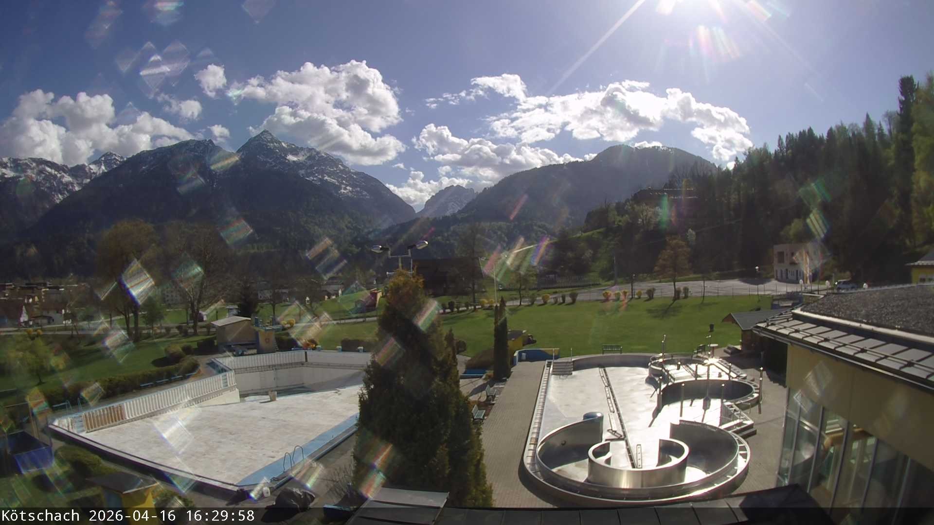 Archived image Webcam Kötschach - Aquarena