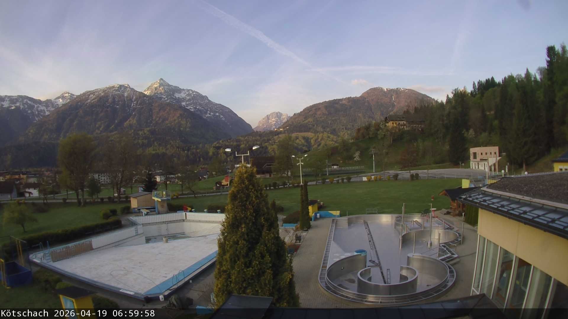 Archiv Foto Webcam Kötschach - Aquarena