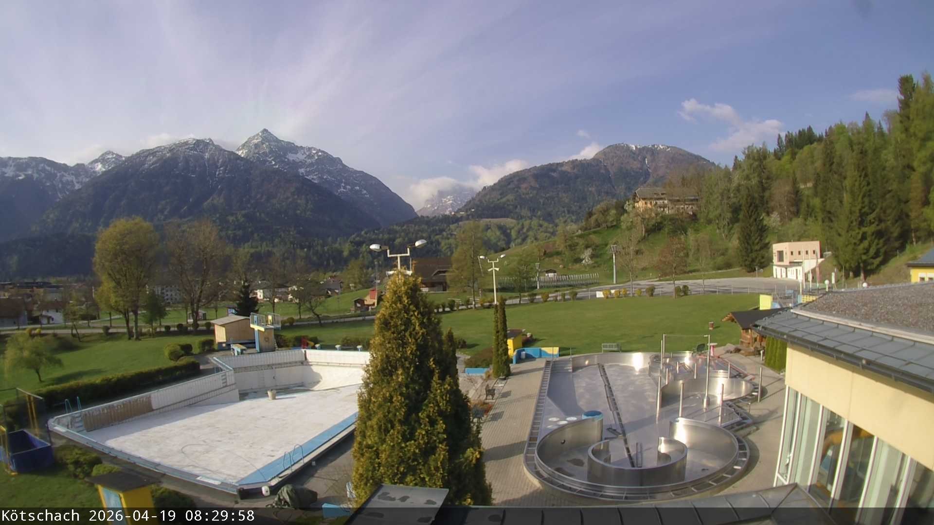 Archiv Foto Webcam Kötschach - Aquarena