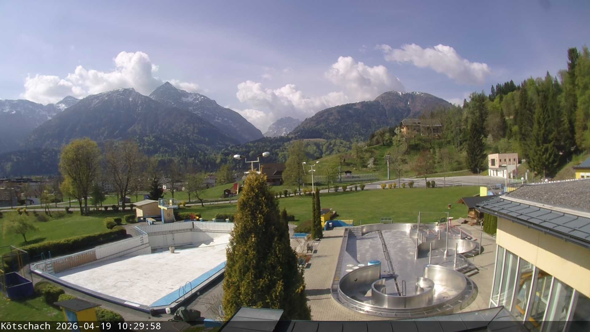 Archiv Foto Webcam Kötschach - Aquarena