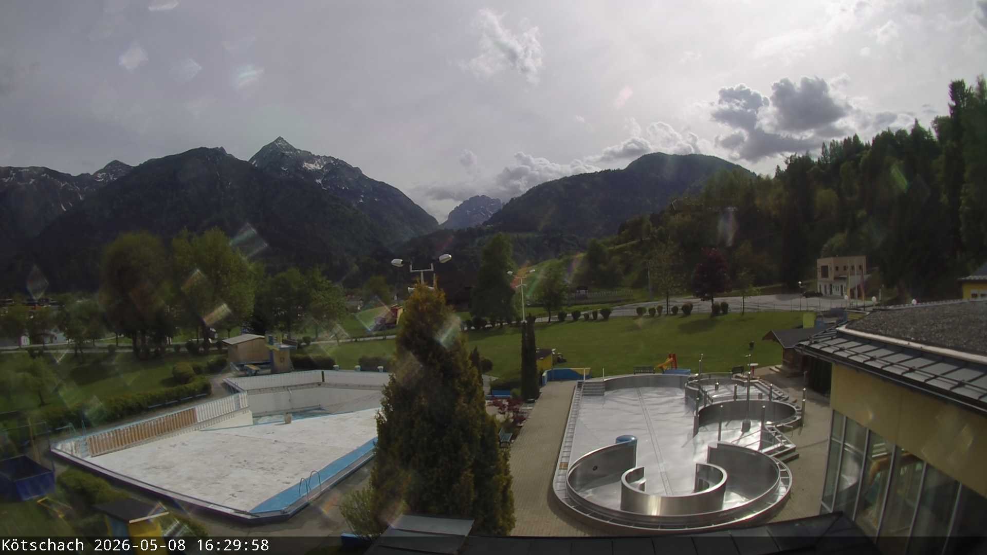 Archived image Webcam Kötschach - Aquarena