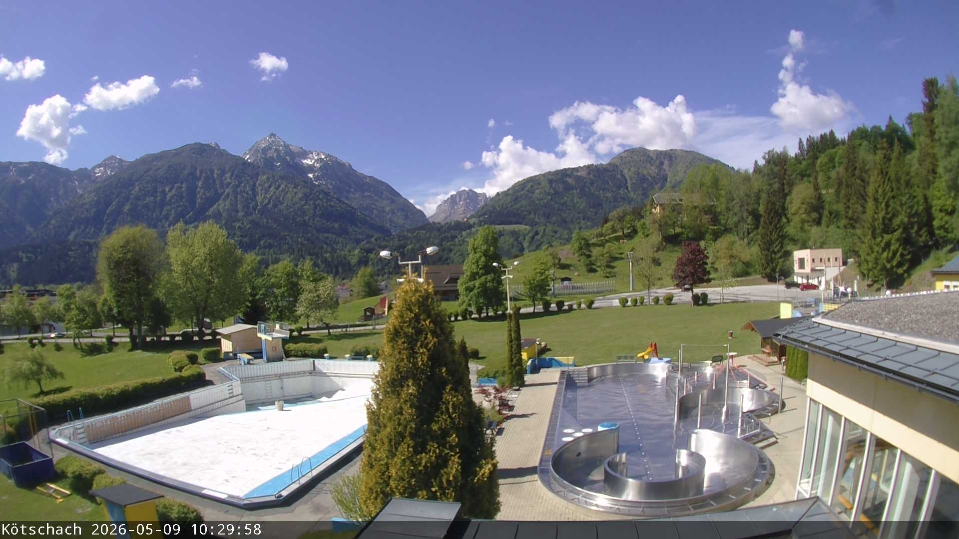 Archiv Foto Webcam Kötschach - Aquarena
